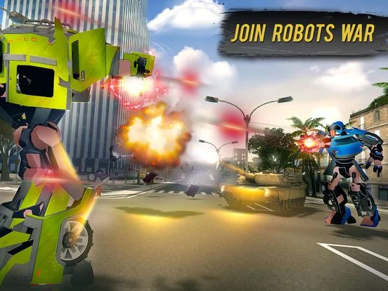 Изображение игры: Car Robot Wars: City Hero