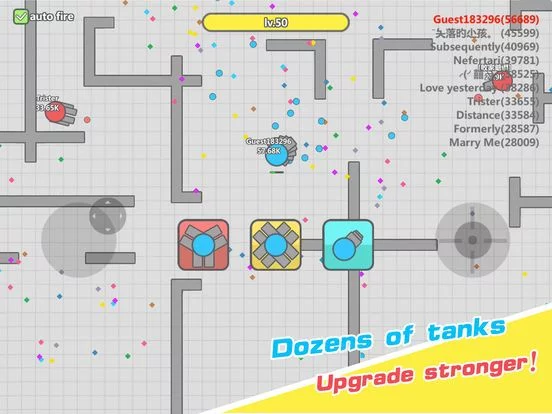 Изображение игры: Tank battle.io - New tank war games
