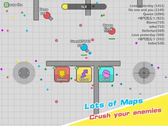 Изображение игры: Tank battle.io - New tank war games