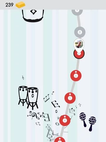 Изображение игры: Percussion: rhythmic tap tap game