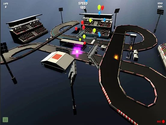 Изображение игры: Excessive Speed AR race