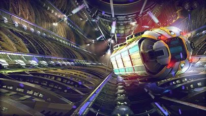 Изображение игры: Gravity Train VR
