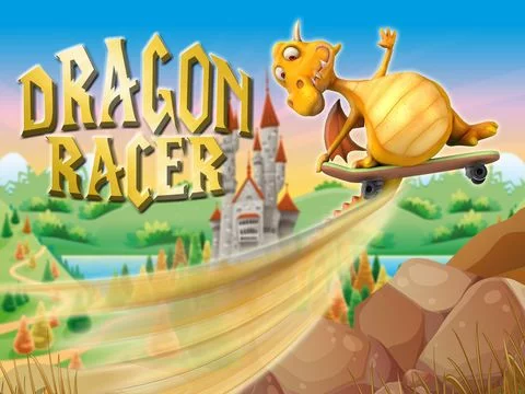 Изображение игры: Dragon Racer - Fantasy Skateboard Game