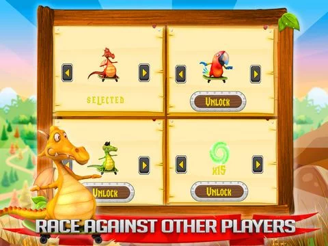 Изображение игры: Dragon Racer - Fantasy Skateboard Game