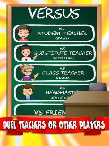 Изображение игры: Classroom Battle: Students vs Teachers Showdown!