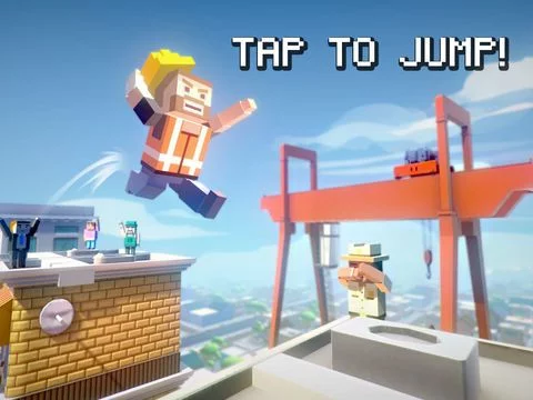 Изображение игры: Jumpy Rooftop