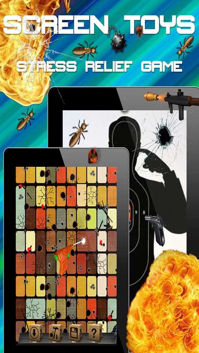 Изображение игры: Stress Relief Shooting Game: Smash & Explode Your Screen To Kill The Infestation!