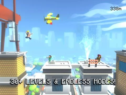 Изображение игры: Jumpy Rooftop
