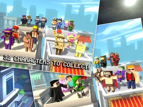 Изображение игры: Jumpy Rooftop
