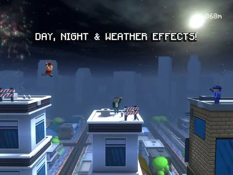 Изображение игры: Jumpy Rooftop