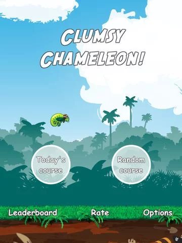 Изображение игры: Clumsy Chameleon!