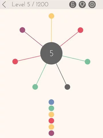 Изображение игры: 10 Color Spin - Dots On A Circle