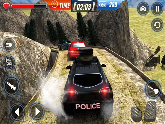 Изображение игры: Off-Road Police Car Driver Chase: Real Driving & Action Shooting Game