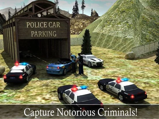 Изображение игры: Off-Road Police Car Driver Chase: Real Driving & Action Shooting Game