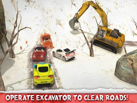 Изображение игры: Snow Plow Rescue Truck Driving 3D Simulator