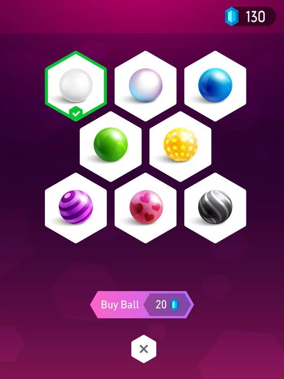 Изображение игры: Tile Hop: Forever Dancing Ball