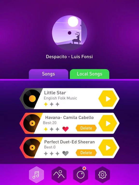 Изображение игры: Tile Hop: Forever Dancing Ball