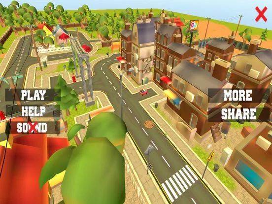 Изображение игры: Town Truck Parking: Real Trans-port 3D Drive-r