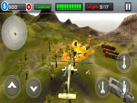 Изображение игры: Gunship Helicopter Battle: Real Air Attack