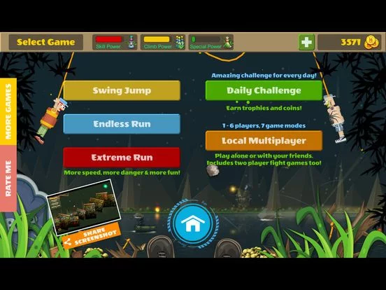Изображение игры: Rope Heroes: Hole Runner Game