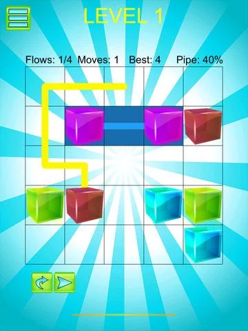 Изображение игры: Link Neon Jelly Cube Connect
