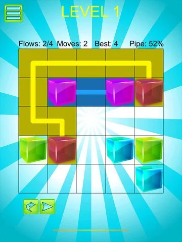 Изображение игры: Link Neon Jelly Cube Connect