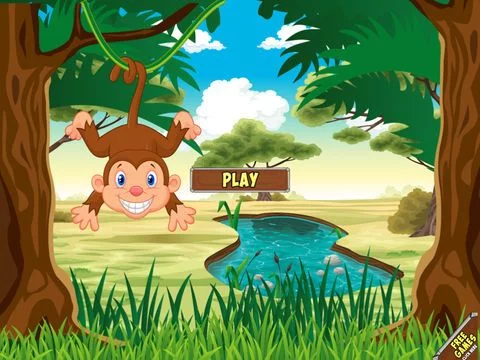 Изображение игры: Happy Monkey Banana Quest: Super Challenge Run