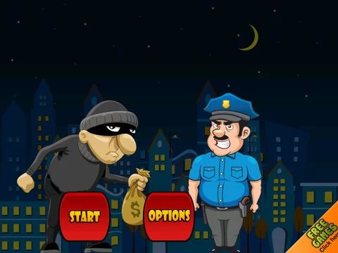 Изображение игры: Bank Robbers Run - Escape the Cops!