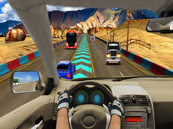 Изображение игры: Race In Car 3D: Most wanted Speed Racing Game