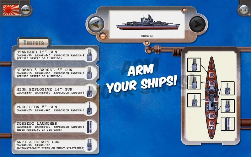 Изображение игры: Battle Fleet