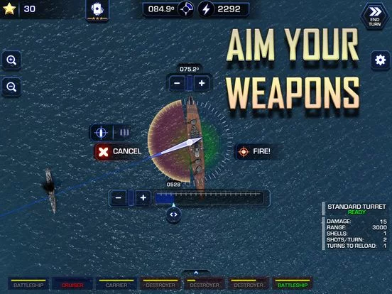 Изображение игры: Battle Fleet 2: WW2 Naval Strategy