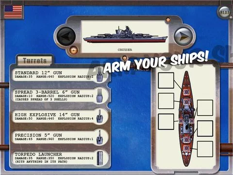 Изображение игры: Battle Fleet Lite