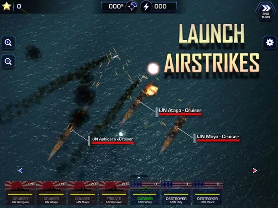 Изображение игры: Battle Fleet 2: WW2 Naval Strategy