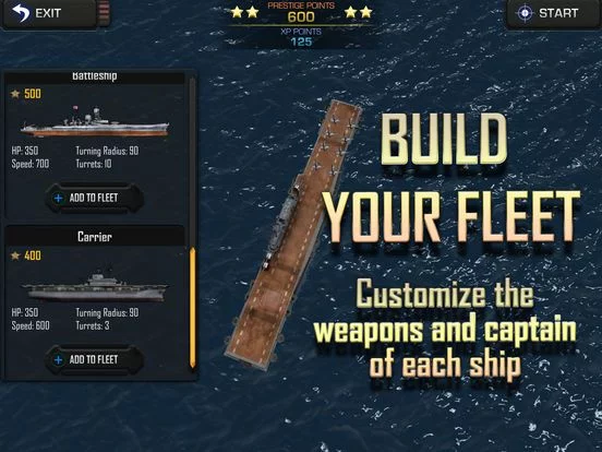 Изображение игры: Battle Fleet 2: WW2 Naval Strategy
