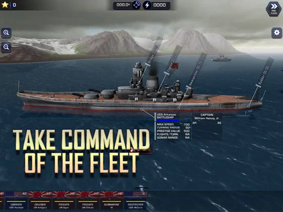 Изображение игры: Battle Fleet 2: WW2 Naval Strategy