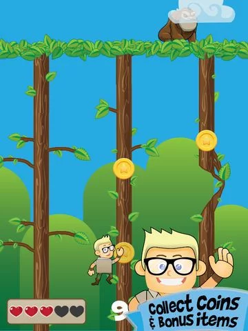 Изображение игры: Going Bananas - Joe Jones & Ding Dong in a Tree jump adventure