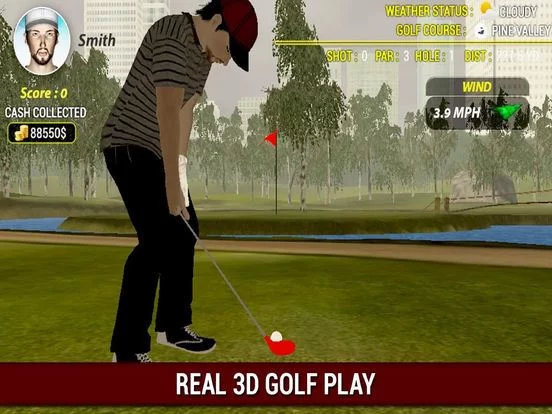 Изображение игры: Super Professional Golf: New Free 3D Golf Game