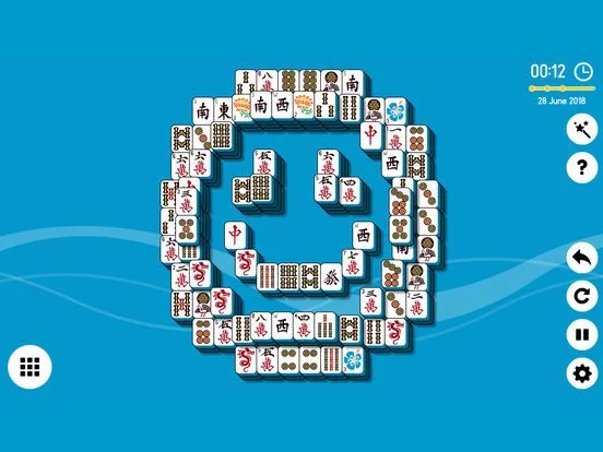 Изображение игры: Online Mahjong Solitaire