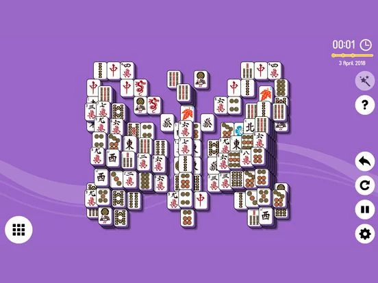Изображение игры: Online Mahjong Solitaire