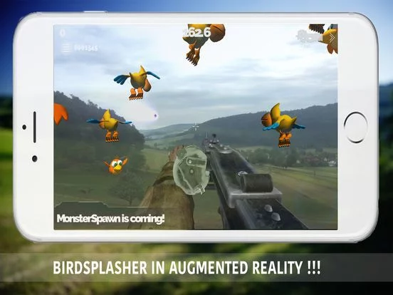 Изображение игры: BirdSplasher - AugmentedReality PRO