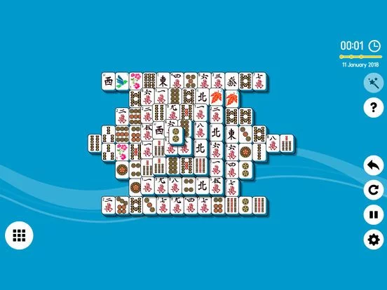 Изображение игры: Online Mahjong Solitaire