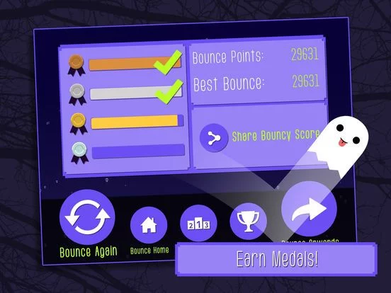 Изображение игры: Spooky Bounce