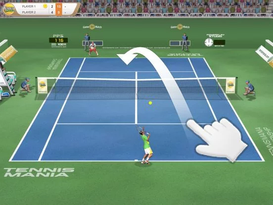 Изображение игры: Tennis Mania Mobile