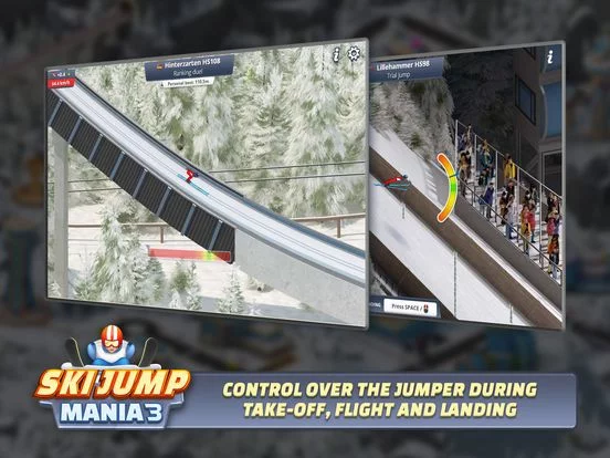 Изображение игры: Ski Jump Mania 3