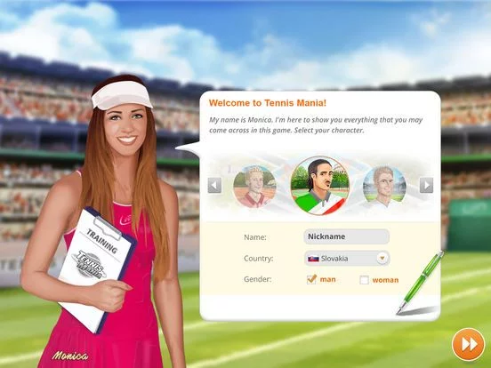 Изображение игры: Tennis Mania Mobile