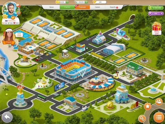 Изображение игры: Tennis Mania Mobile