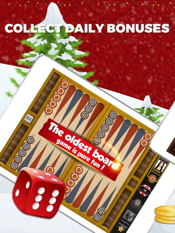 Изображение игры: Backgammon HD Play Live Online