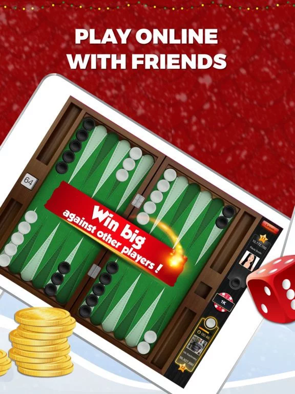 Изображение игры: Backgammon Play Live Online