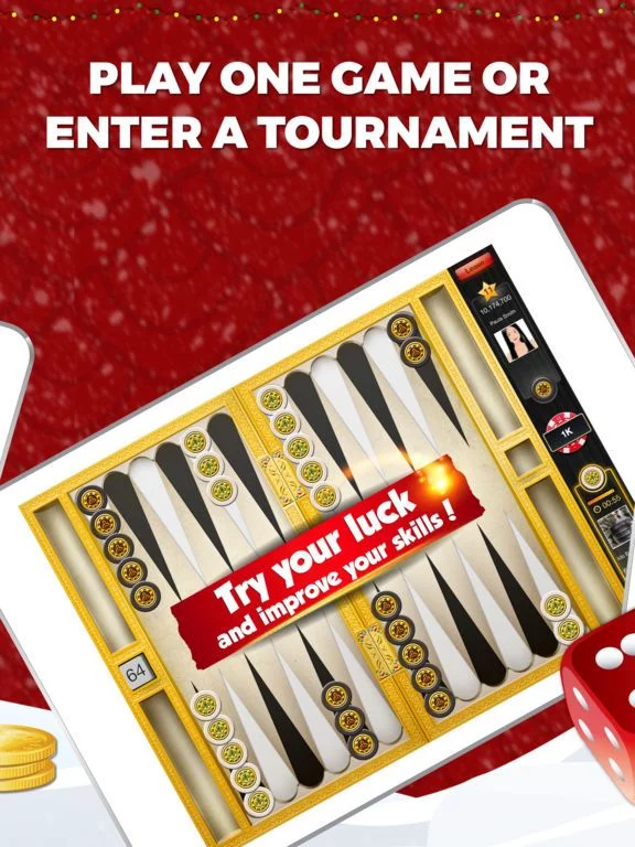 Изображение игры: Backgammon HD Play Live Online