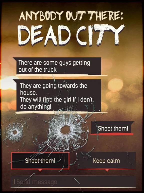 Изображение игры: DEAD CITY Text Adventure